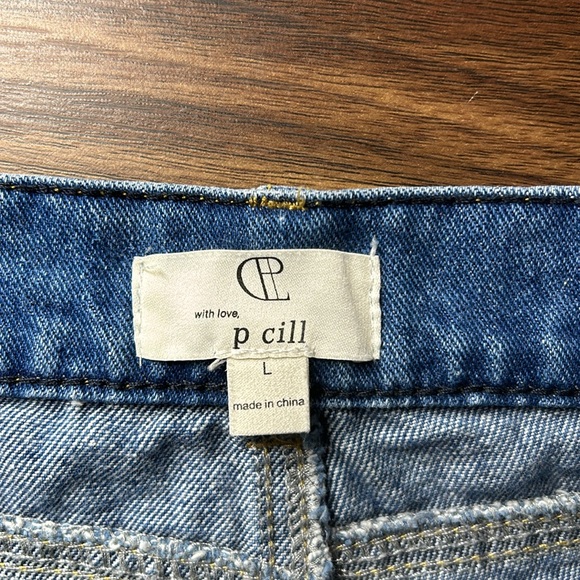 p chill Gracie pearl jean shorts - Picture 4 of 4